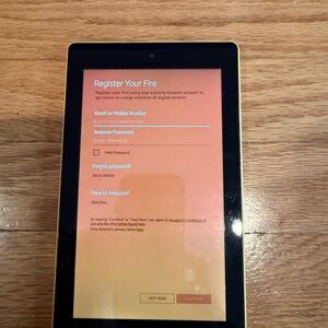 Amazon Fire Tablet - yellow